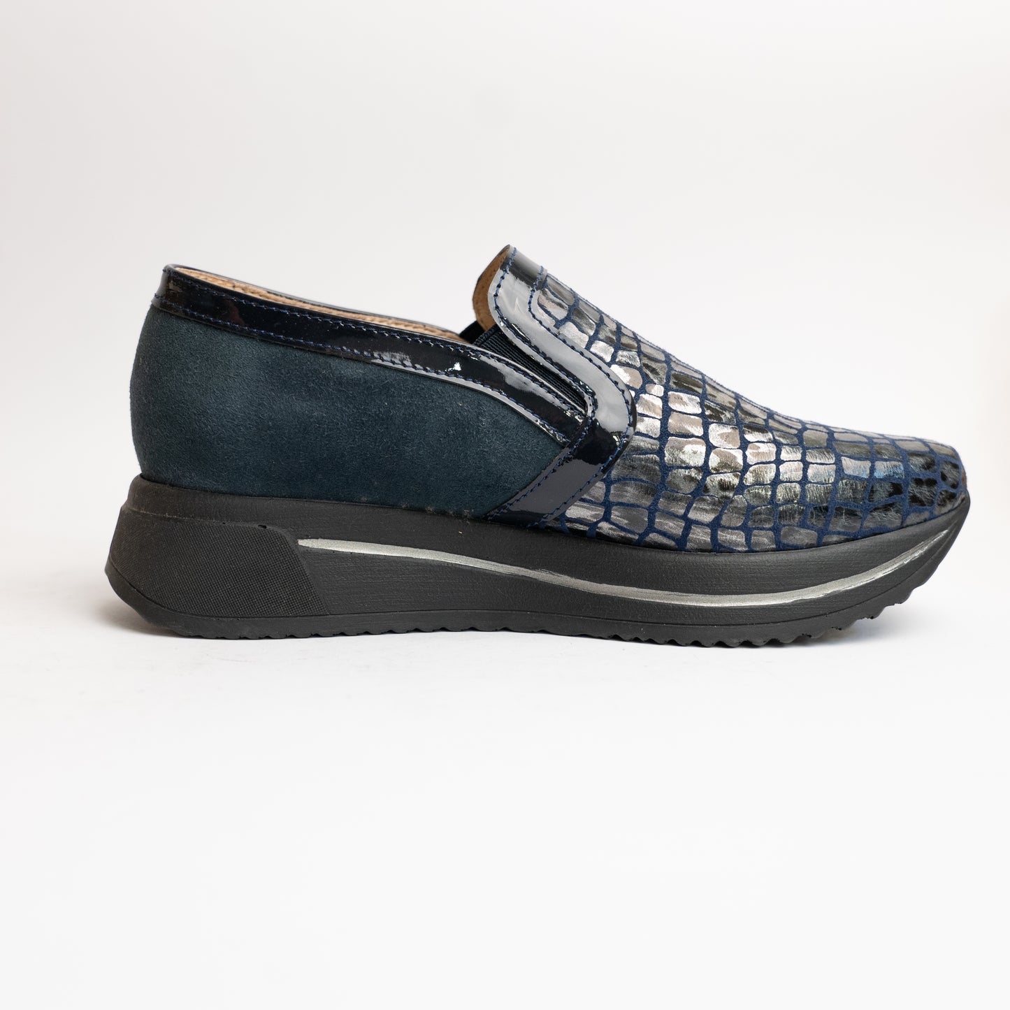 Dinelly 1143 Croco Azul